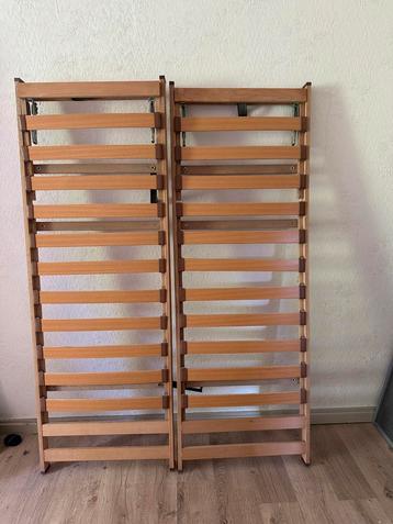 2 x lattenbodem 70x200 instelbaar hoofdeind beschikbaar voor biedingen