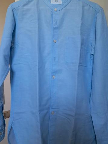 super licht zomerhemd, maat small, Kleding | Heren, Overhemden, Uniqlo, Blauw, Halswijdte 38 (S) of kleiner, Ophalen of Verzenden