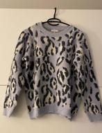 Lichtblauwe pull met dierenprint, Kleding | Dames, Blauw, Ophalen of Verzenden, Gedragen, Maat 46/48 (XL) of groter