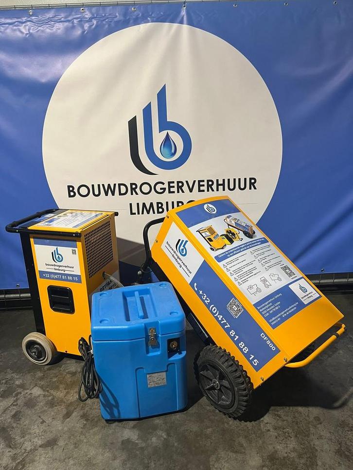 Goedkoopste van limburg Bouwdroger huur 35€/week geen borg, Bricolage & Construction, Chauffe-eau & Boilers, Enlèvement
