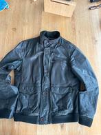 Hilfiger lederen jas maat m, Kleding | Heren, Jassen | Winter, Bruin, Maat 48/50 (M), Ophalen of Verzenden, Zo goed als nieuw