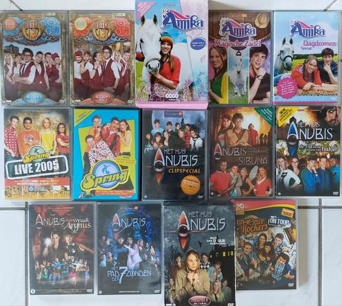 Dvd's Het huis Anubis Spring Amika Hotel13, Cd's en Dvd's, Dvd's | Kinderen en Jeugd, Zo goed als nieuw, Ophalen of Verzenden