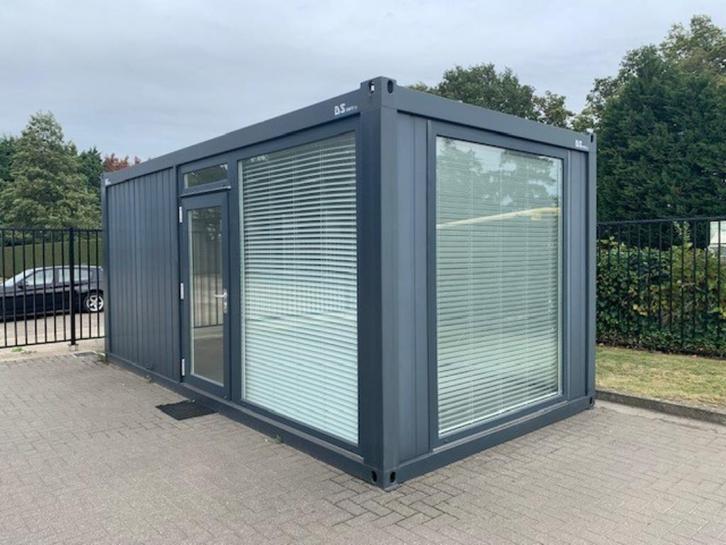 Te koop: Containerunit (kantoorruimte) – met airco en ramen, Doe-het-zelf en Bouw, Containers, Ophalen