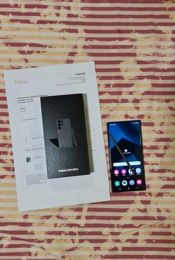 Samsung Galaxy S24 ultra, bijna nieuwe met garantiebewijs  beschikbaar voor biedingen