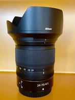 Nikon Z 24-70 lens, TV, Hi-fi & Vidéo, Photo | Lentilles & Objectifs, Comme neuf, Enlèvement ou Envoi, Zoom