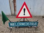 Wielerwedstrijdbord voor volgwagen., Fietsen en Brommers, Ophalen, Zo goed als nieuw