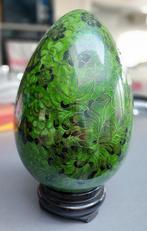 Groot cloisonné-ei op een voet, Antiek en Kunst, Ophalen