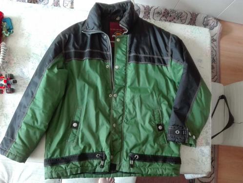 stijlvolle zwart-groene jas met sportieve look – ruime maat, Kleding | Heren, Jassen | Winter, Zo goed als nieuw, Maat 56/58 (XL)