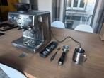 Sage Barista Express Stainless Steel - Amper gebruikt, Elektronische apparatuur, Koffiezetapparaten, Ophalen, Zo goed als nieuw
