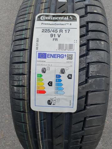 4 x 225/45 R17 91V - Continental Premium Contact 6 beschikbaar voor biedingen