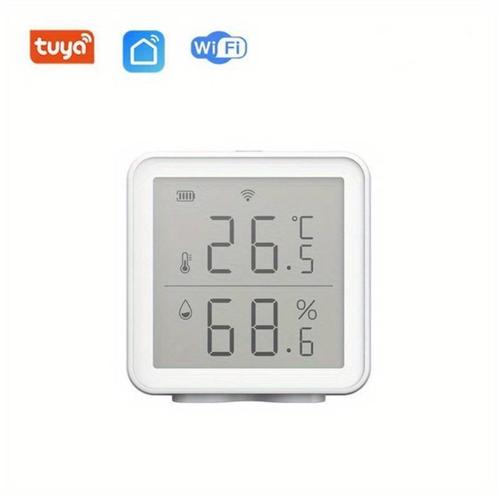 Tuya wifi temp Humidity Sensor Hygrometer Thermometer, Huis en Inrichting, Woonaccessoires | Thermometers, Zo goed als nieuw, Ophalen of Verzenden