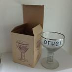 ORVAL glas met doos, Verzamelen, Biermerken, Ophalen of Verzenden, Gebruikt, Glas of Glazen, Overige merken