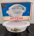 Retro Arcopal ovenschotel 2 liter + doos, Ophalen, Zo goed als nieuw
