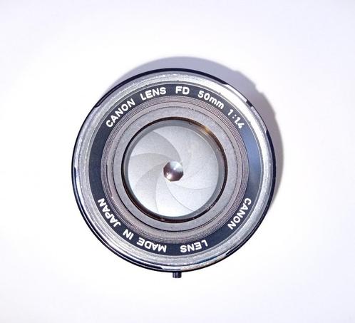 CANON FD 50 mm f/ 1.4, Audio, Tv en Foto, Foto | Lenzen en Objectieven, Zo goed als nieuw, Standaardlens, Ophalen of Verzenden