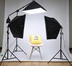 Photo studio met 3 softbox, Enlèvement, Comme neuf, Arrière-plan