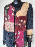 Vintage patchwork jas, Kleding | Dames, Gedragen, Maat 38/40 (M), Verzenden, Vintage patchwork