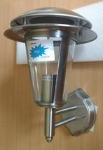 Buitenlamp - wandlamp - wandlantaarn (RVS Chroom), Nieuw, Netvoeding, Wandlamp, Ophalen