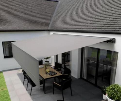 zonneluifel 5,00 m x 3,00 m gemotoriseerd MEMPHIS, Tuin en Terras, Zonneschermen, Nieuw, Elektrisch, Ophalen