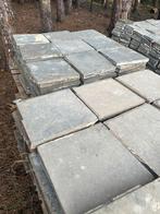 Blauwe steen - 30x30cm - +/- 40m2, Ophalen, Gebruikt, Terrastegels, Natuursteen