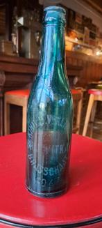 Blauw flesje witkap 1947 brasschaat slaghmuylder, Collections, Marques de bière, Enlèvement ou Envoi, Utilisé
