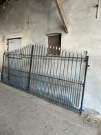 Prachtig groot oud vol smeedijzeren hekken 4m15, Tuin en Terras, Ophalen, Gebruikt, IJzer, Draaipoort