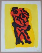 KAREL APPEL / ROUGE JAUNE / ZEEFDRUK / 89x70cm / SIG / 1978, Ophalen of Verzenden