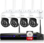 Kit 4 Caméras de sécurité HD 3MP et vision nocturne, TV, Hi-fi & Vidéo, Appareils photo numériques, Enlèvement ou Envoi, Neuf