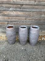 3 siervazen, Tuin en Terras, Ophalen, Gebruikt, Tuin, Minder dan 25 cm