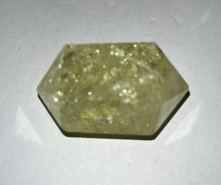 Geslepen Citrien - 44,4 gram - 47mm x 29mm, Handtassen en Accessoires, Edelstenen, Nieuw, Ophalen of Verzenden