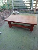 Stevige eiken salontafel, Huis en Inrichting, Tafels | Salontafels, Ophalen, Gebruikt