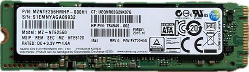 SSD 256 Go Samsung  MZNTE2560, Informatique & Logiciels, Disques durs, Utilisé, Laptop, Interne, SATA, Enlèvement ou Envoi