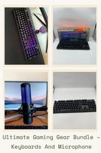 Ultimate Gaming Gear Bundel - Toetsenborden en microfoon, Ophalen of Verzenden, Steelseries, Bedraad, Overige indelingen