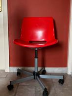 Rode bureaustoel, Huis en Inrichting, Bureaustoelen, Ophalen of Verzenden, Bureaustoel, Zo goed als nieuw