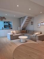 Hoeksalon met poef, Huis en Inrichting, Ophalen, Zo goed als nieuw, Stof