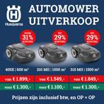 TOT 31% KORTING: Husqvarna automower najaarsdeal!, Tuin en Terras, Nieuw, Ophalen of Verzenden, Minder dan 20 cm, Met regensensor