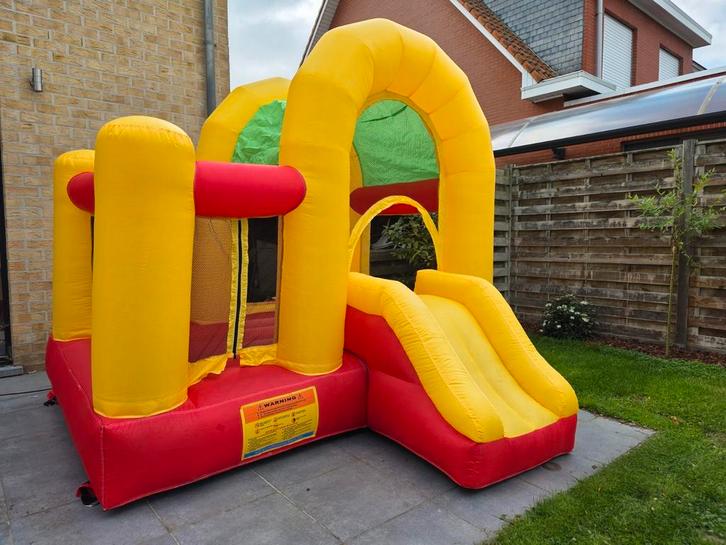 Zgan peuter springkasteel met prof. blower, Kinderen en Baby's, Speelgoed | Buiten | Springkussens, Zo goed als nieuw, Ophalen