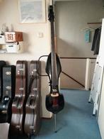 Harley Benton Electric Upright Bass / contrabas + standaard, Musique & Instruments, Instruments à cordes frottées | Contrebasses