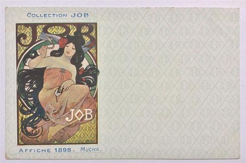 1898 Alphonse Mucha ORIGINEEL Ansichtkaart Briefkaart, Collections, Cinéma & Télévision, Neuf, Envoi