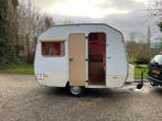 Vintage Mini Caravan Sprite Ariel ( geen keuring plicht), Caravans en Kamperen, Caravans, Treinzit, Tot en met 3, Sprite, Tot 4 meter