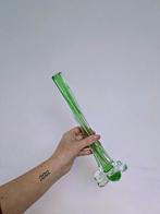 vintage vaas, Huis en Inrichting, Woonaccessoires | Vazen, Ophalen of Verzenden, Minder dan 50 cm, Groen, Glas