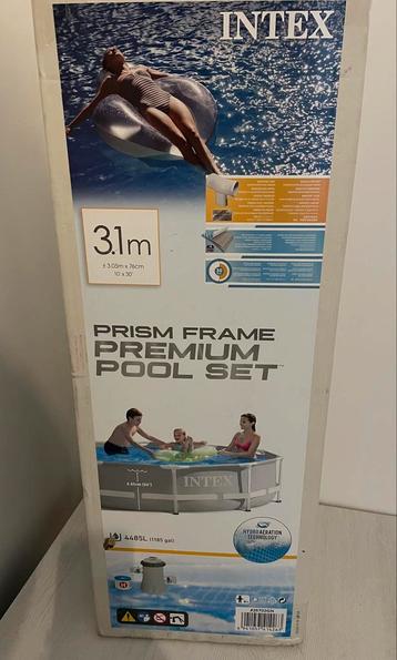 Intex prism frame 3.10 zwembad extra pomp + verwarming