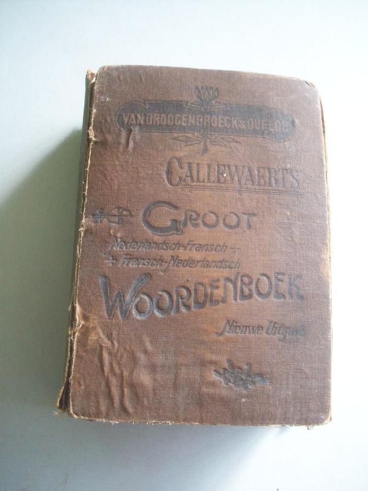 antieque woordenboek, Antiek en Kunst, Antiek | Boeken en Manuscripten, Ophalen of Verzenden