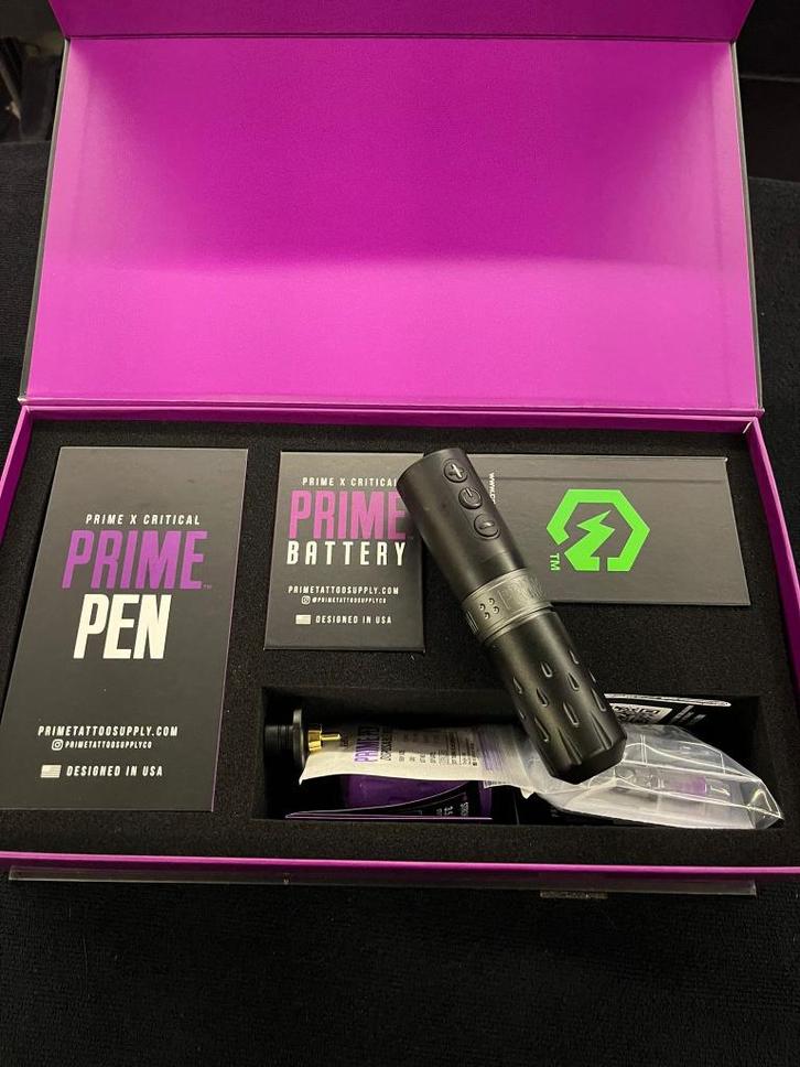 Prime X Critical Tattoo pen FULL SET, Hobby & Loisirs créatifs, Dessin, Neuf, Autres types, Enlèvement ou Envoi