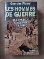 Trilogie Les Hommes de Guerre Georges Fleury Dédicacé, Livres, Guerre & Militaire, 1945 à nos jours, Général, Utilisé, Enlèvement ou Envoi
