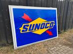 Mega SUNOCO reclamebord, Verzamelen, Ophalen, Gebruikt, Reclamebord