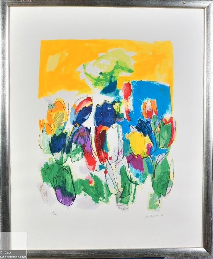 Zeefdruk - Lou Thissen - Gesigneerd en genummerd (model 2), Antiquités & Art, Art | Lithographies & Sérigraphies, Enlèvement ou Envoi