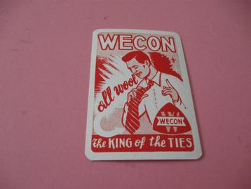 1 oude losse speelkaart Wecon all wool (231)