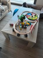 Livingtafel en salontafel, Huis en Inrichting, Tafels | Eettafels, Ophalen, Zo goed als nieuw, Vijf personen of meer, Rechthoekig