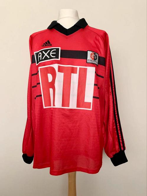 Stade Rennais FC 1999-2000 France Cup Bigné match worn shirt, Sport en Fitness, Voetbal, Gebruikt, Shirt, Maat XL