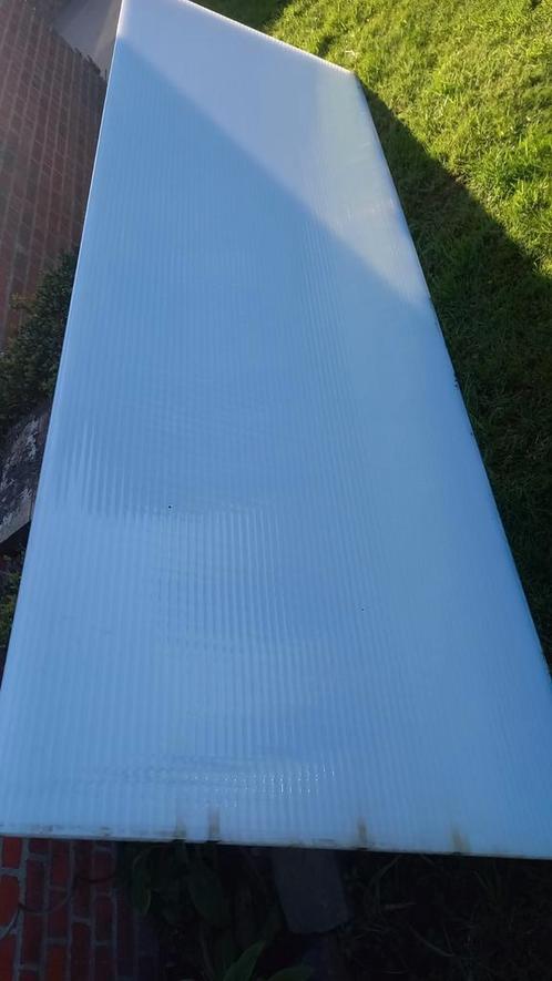 Polycarbonaat plaat melkwit, Doe-het-zelf en Bouw, Isolatie en Afdichting, Zo goed als nieuw, Ophalen